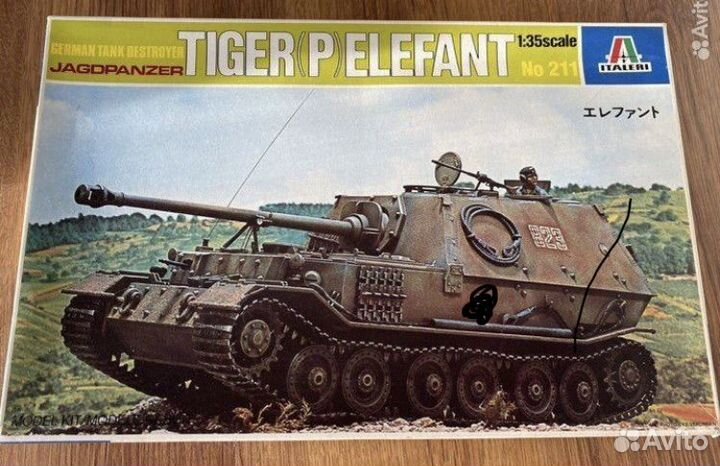 Сборная модель танка Tiger (P) Elefant, No.211