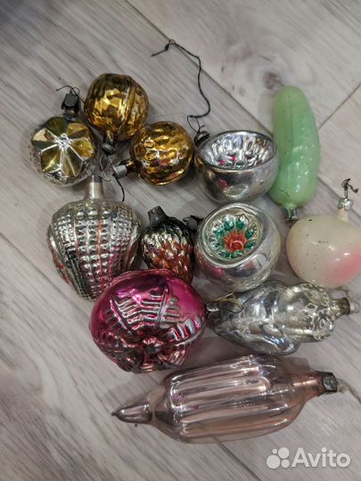 Елочные игрушки СССР лот