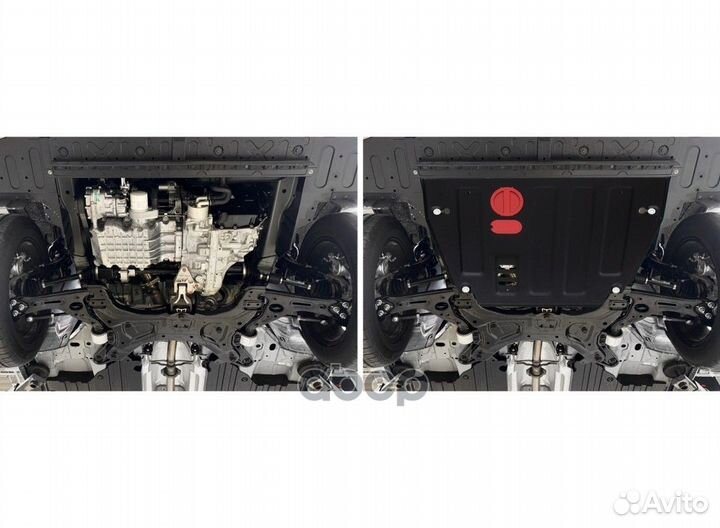 Защита картера + кпп GAC GS5 с 2018 г., 1.5, АКПП