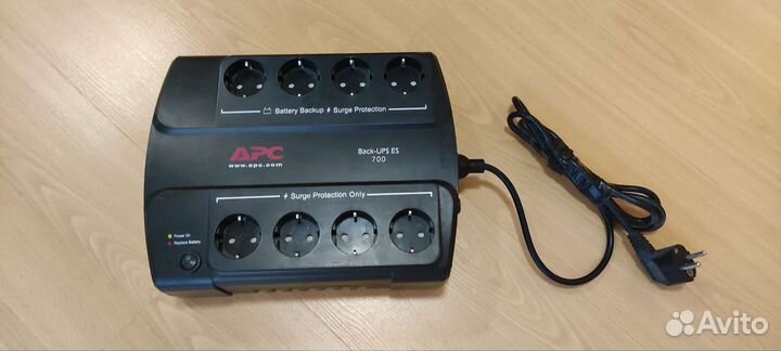 Ибп APC Back-UPS ES 400VA 240W BE400-RS