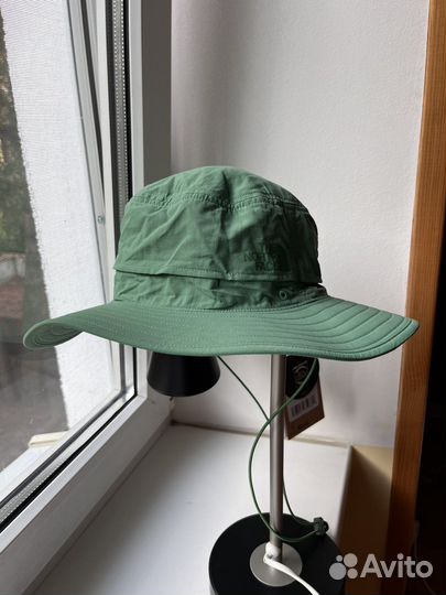 Панама The North Face зеленая с шнурком