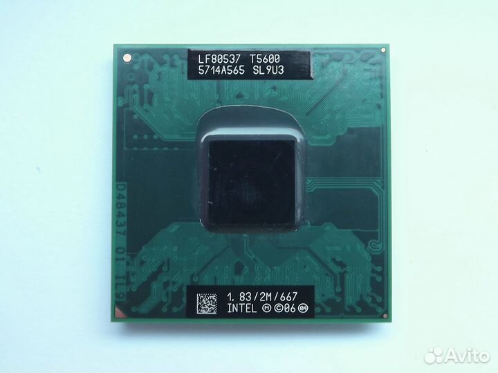 Intel T7500 T4300 T9550 P8800 P8600 T5200 T2030