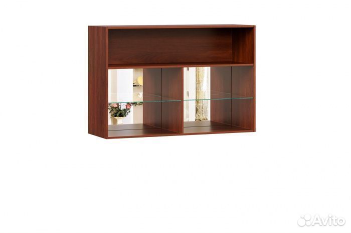 Шкаф навесной Александрия (Орех)