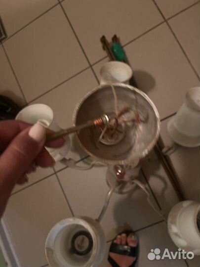 Люстра потолочная бу