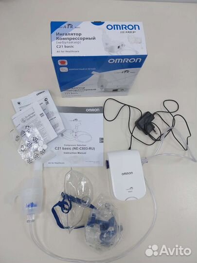 Ингалятор небулайзер omron c21 basic
