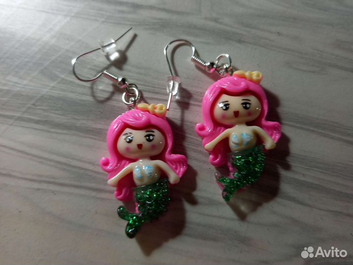 Сережки из бисера