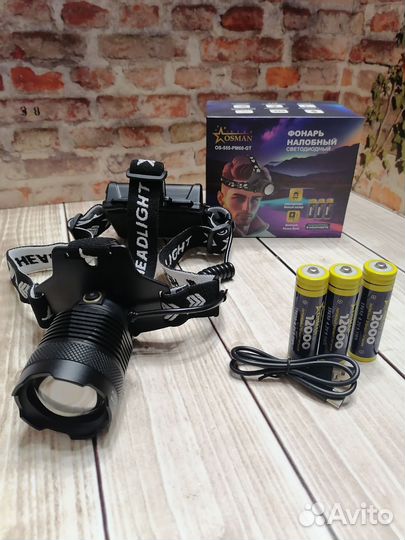 Налобный фонарь 3 км