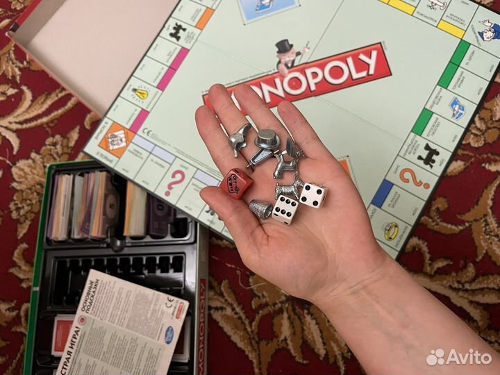 Игра монополия с железными фишками