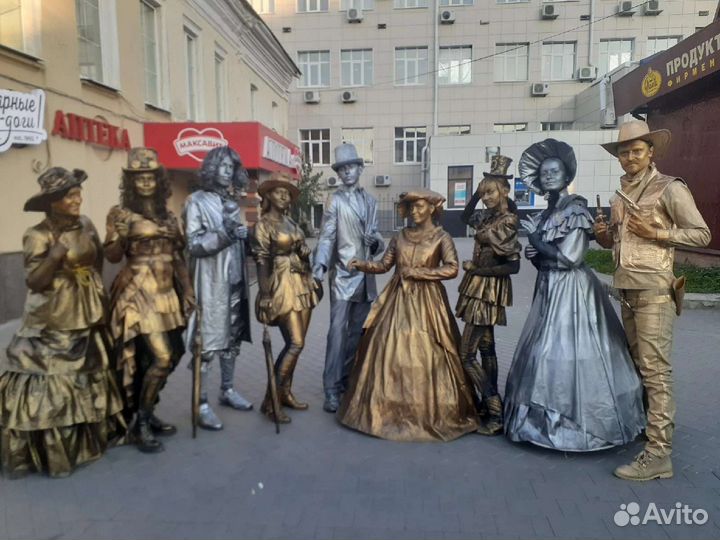 Живая статуя, артист оригинального жанра