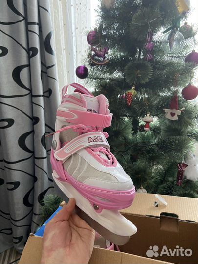 Коньки детские раздвижные новые