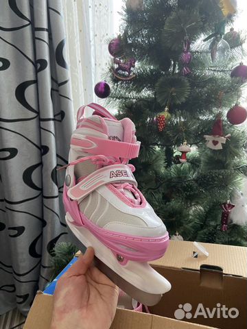 Коньки детские раздвижные новые