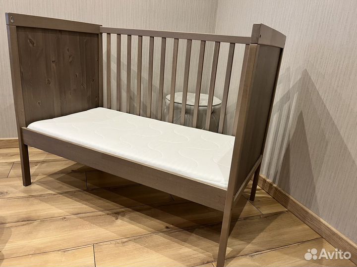 Детская кроватка IKEA сундвик