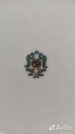 Тарелка суповая фарфор Япония, набор 6 шт