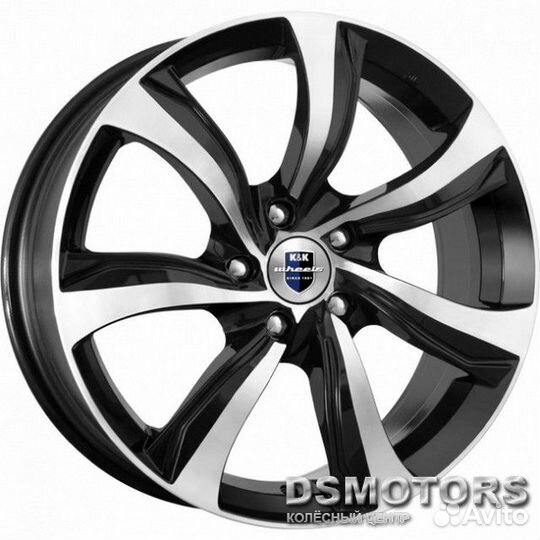 Диски Либерти 7/17 5x114.3 ET35 d60.1 алмаз чёрный