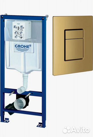 Инсталляция Grohe золото купить в Москве с доставкой | Товары для дома ...