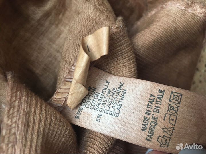 Платье-рубашка туника 46, M, италия