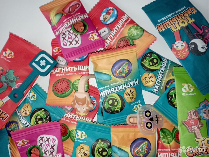 Магнитыши и скрепыши новые 25 шт