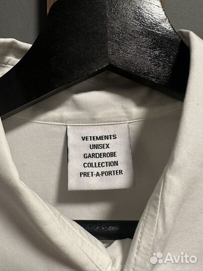 Рубашка vetements оригинал