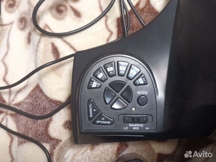 Игровой руль с педалями и коробкой передач