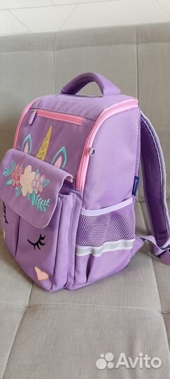 Рюкзак школьный единорожка+термонаклейки