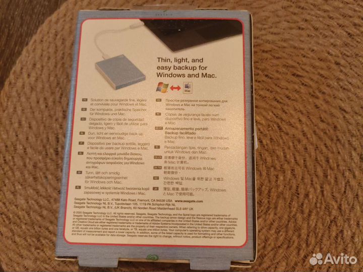 Внешний жесткий диск Seagate One Touch 1Tb новый