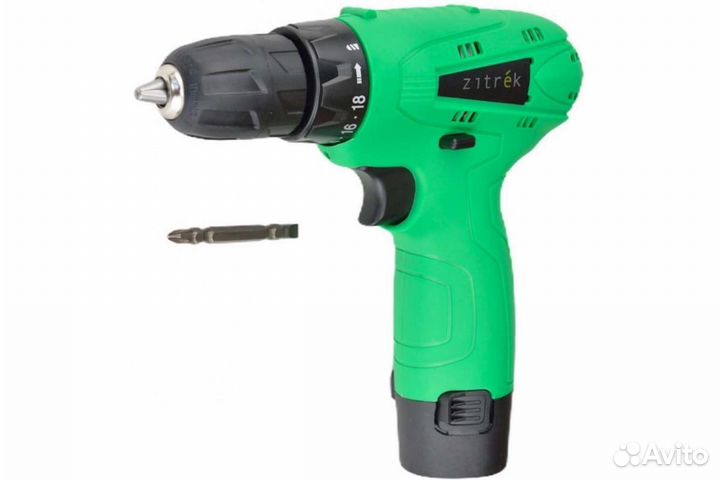 Новый Шуруповерт Zitrek Green с 2 АКБ+кейс