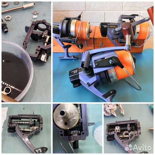 То и ремонт рыболовных катушек