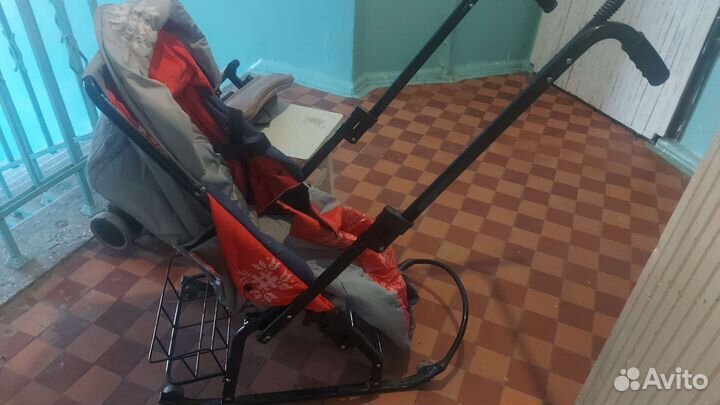 Коляска санки