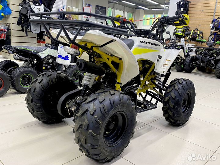 Квадроцикл Raptor Super LUX 125 Желтый