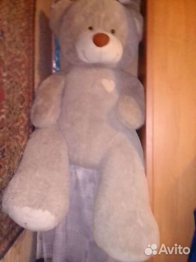 Большой плюшевый мишка150 см высота красавец