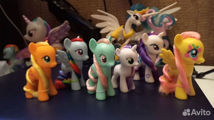 My little pony фигурки Минти, Свити бель и другие