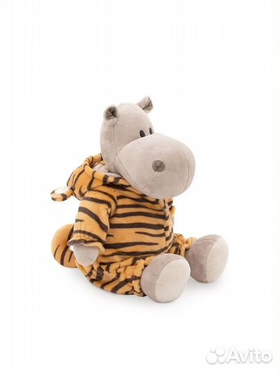 Мягкая игрушка бегемототигр 20 см