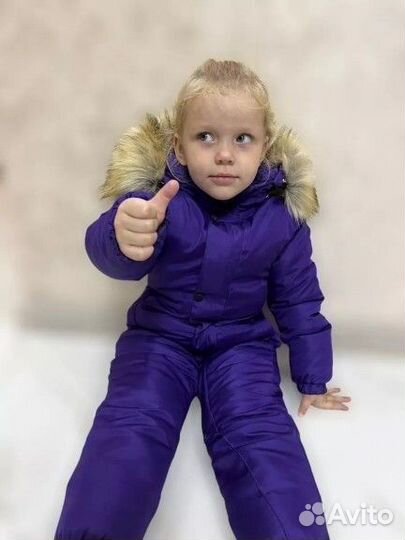 Комбинезон зимний 80 86 92 98 104 110