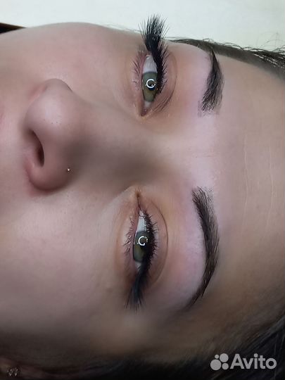 Наращивание ресниц на дому