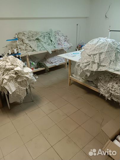 Пеленки массовый пошив раскрой