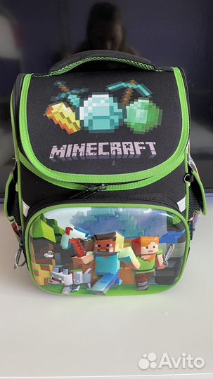 Рюкзак школьный ранец ортопедический майнкрафт