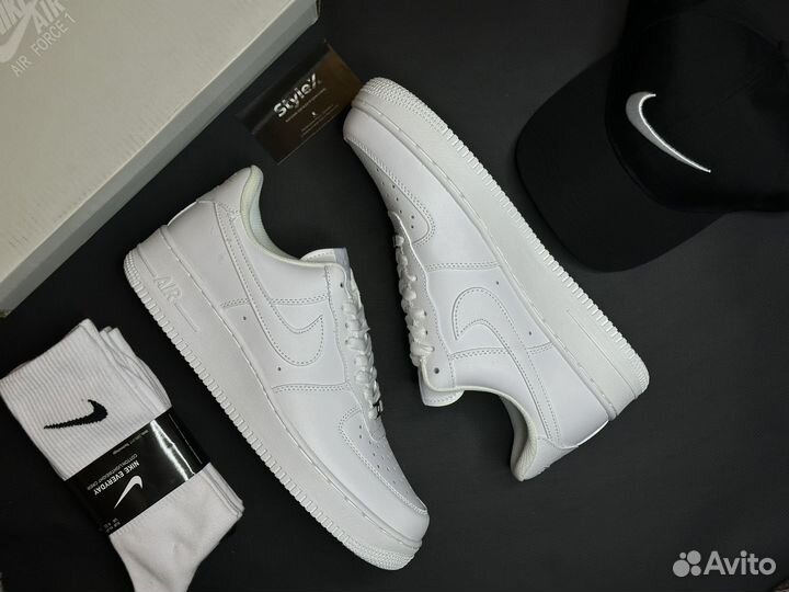 Кроссовки Nike air force 1 «White»