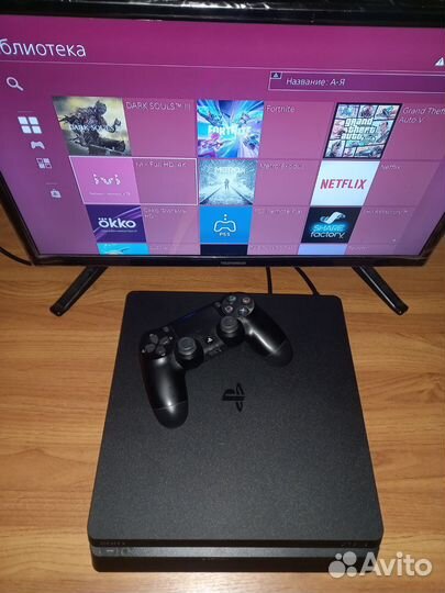 Sony PS4 Slim 1Tb + игры