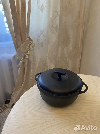 Казан чугунный узбекский на 3 л