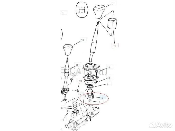 Втулки рычага переключения передач Frontera A