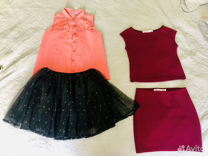 Вещи пакетом на девочку 122-128