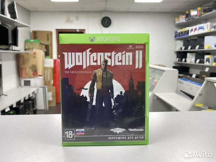 Диск xbox ONE Wolfenstein 2