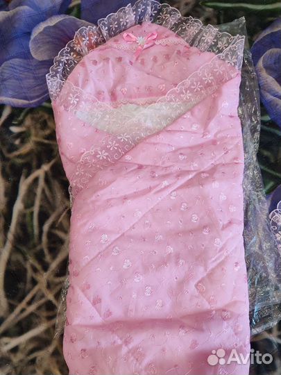 Конверт на выписку для девочки, лето