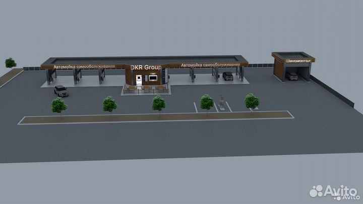 Комплект оборудования для мойки самообслуживания