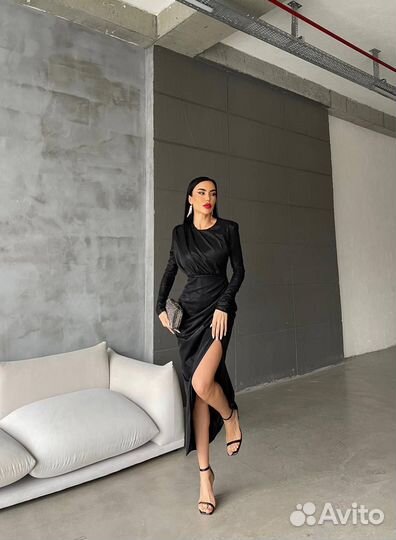 Вечернее черное платье. Новое с биркой. Турция