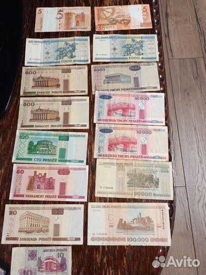 Банкноты белоруссии