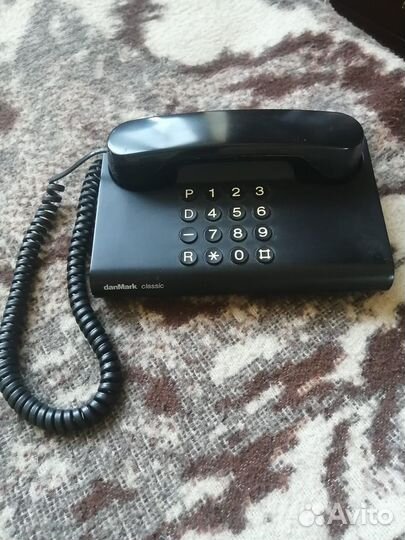 Стационарный телефон в коллекцию danMark черный