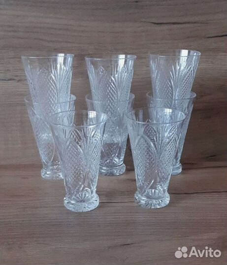 Бокалы хрусталь СССР 8 шт