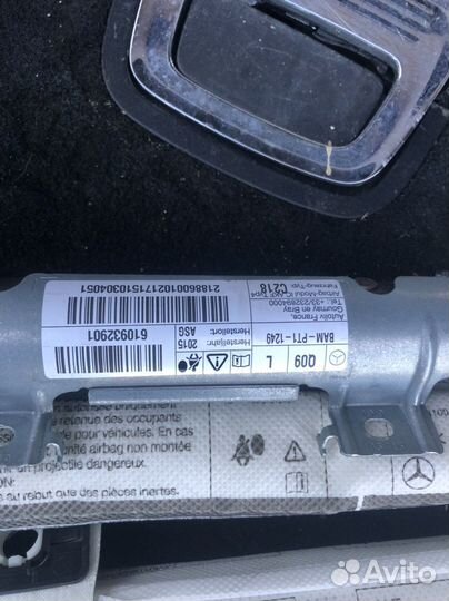 Подушки безопасности (шторки) Mercedes CLS c218