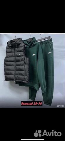 Спортивный костюм на флисе тройка мужской